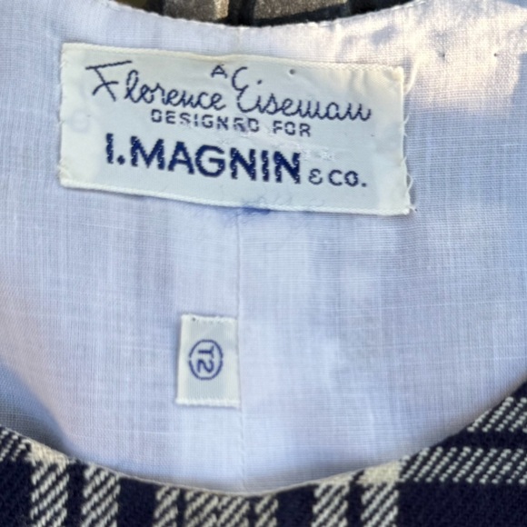 Vintage Florence Eiseman/I. Magnin plaid romper - size 2T - Picture 6 of 6